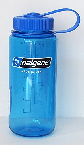 Nalgene Flasche 'Everyday Weithals' - 0,5 L (blau, Deckel blau, 0,5 Liter) von Nalgene