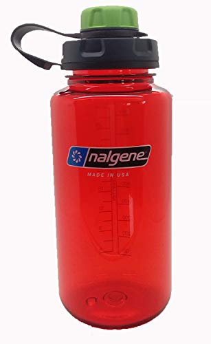 Nalgene Flasche 'Everyday Weithals' - 1 L, rot, capCAP'-grün von Nalgene