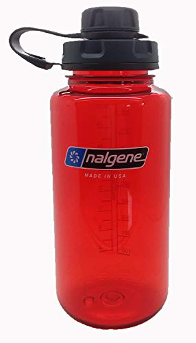 Nalgene Flasche 'Everyday Weithals' - 1 L, rot, capCAP'-schwarz von Nalgene
