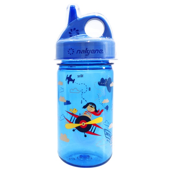 Nalgene - Kinderflasche Grip-N-Gulp Sustain - Trinkflasche Gr 350 ml blau von Nalgene