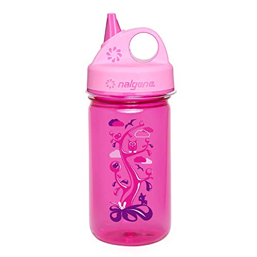 Nalgene Kunststoffflasche Everyday Grip-n-Gulp Trinkflasche, Rosa, 0.35 Liter von Nalgene