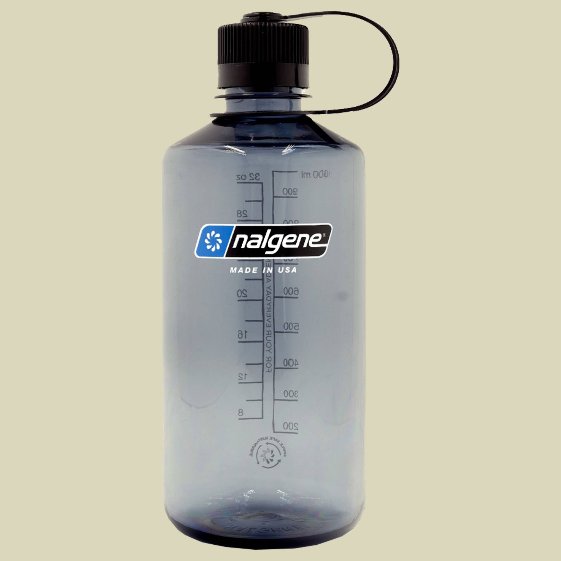 Nalgene Sustain-Enghalsflasche Größe 1000 Farbe grau von Nalgene