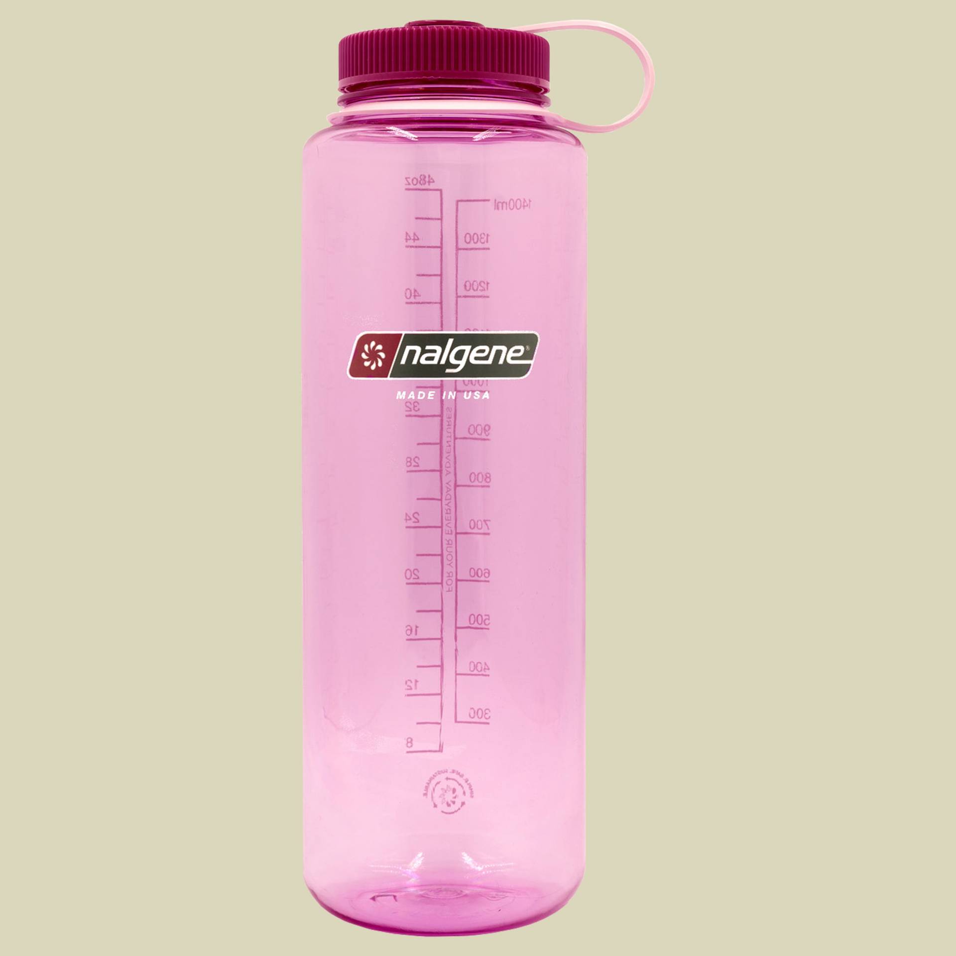 Nalgene Weithalsflasche WH Silo Sustain Volumen 1,5 Farbe cosmo von Nalgene