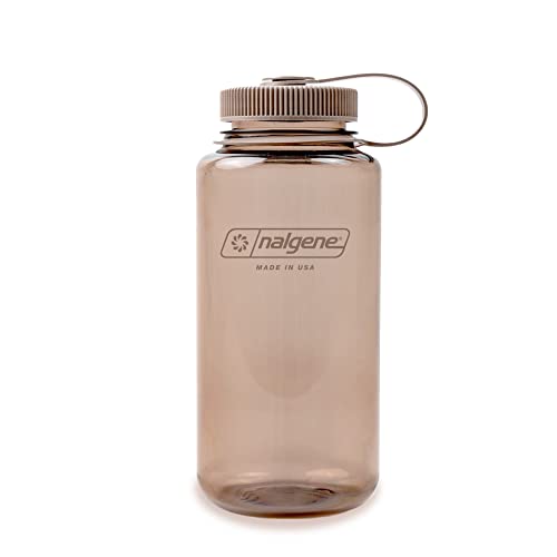 Nalgene Sustain Tritan BPA-freie Wasserflasche aus 50% Plastikmüll, 900 ml, breite Öffnung, Mokka von Nalgene