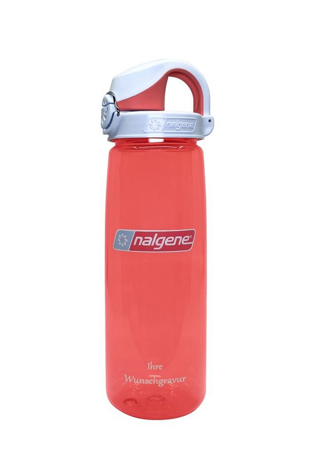 Nalgene Trinkflasche Nalgene Trinkflasche 'OTF Sustain' - 0,65 L coral - mit Namensgravur von Nalgene