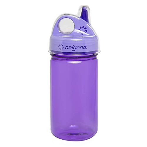Nalgene Unisex – Babys Grip-n-Gulp Trinkflasche, violett, 0,35 L von Nalgene