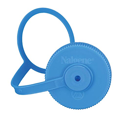 Nalgene Unisex – Erwachsene Kunststoffflaschen Deckel Weithals 1 L, Blau, Ø 63/53 mm von Nalgene