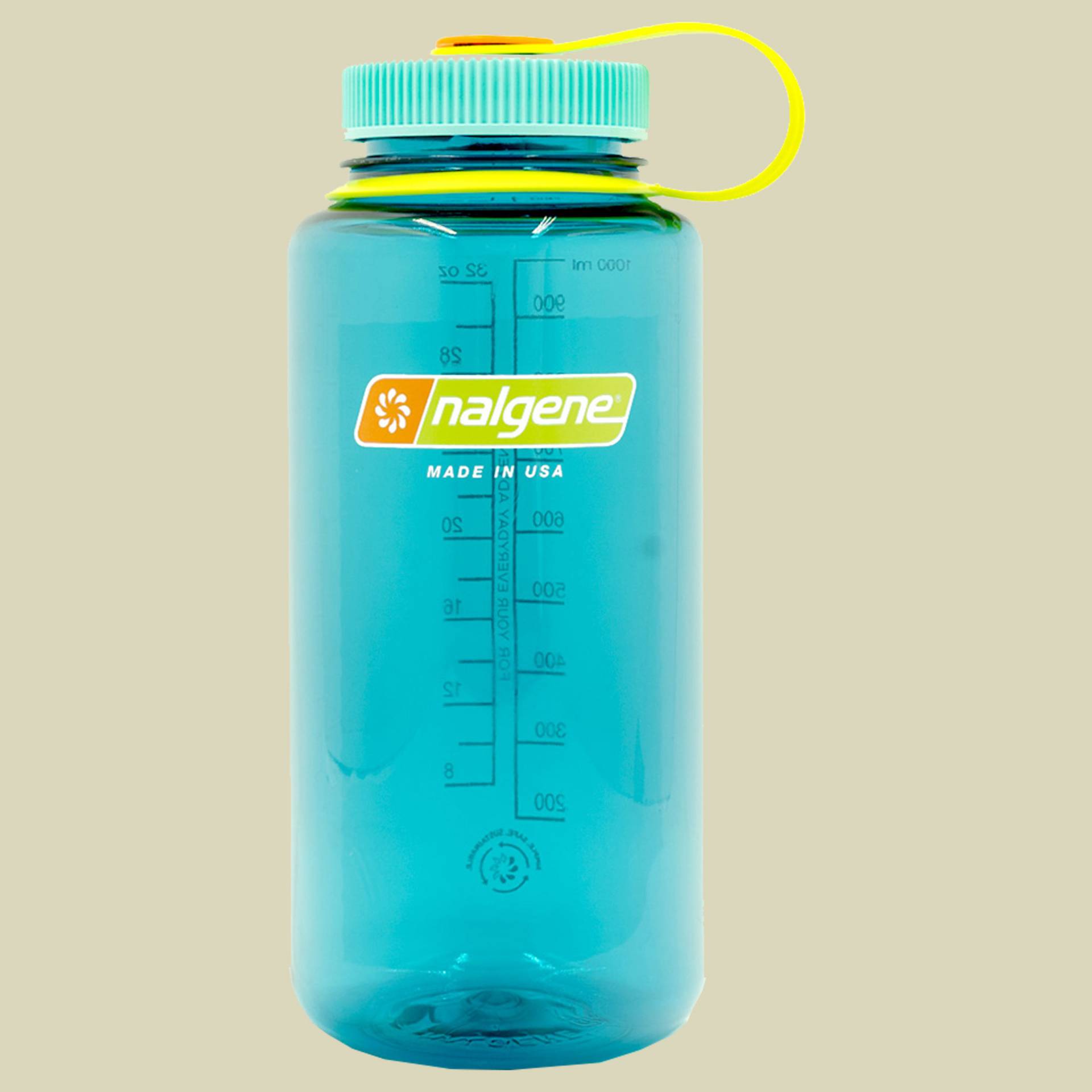 Nalgene Weithalsflasche WH Sustain Volumen 1000 Farbe cerulean von Nalgene