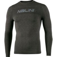 NALINI Langarm-Melange Radunterhemd, für Herren, Größe 2XL|NALINI Melange Long von Nalini