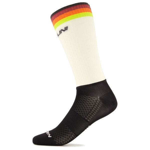 Nalini - Fast Socks - Radsocken Gr 38-40 weiß/schwarz von Nalini