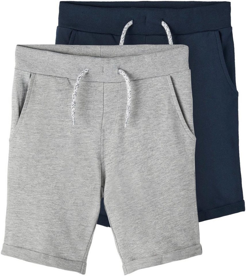 Name It Sweatshorts NKMVERMO 2P LONG SWE SHORTS UNB F NOOS (Packung, 2-tlg) von Name It