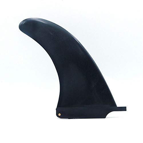 Namvo 8-Zoll-Softtop-Surfflosse für SUP-Surfbrett, Softboard, Paddleboard, Surfbretter, Ersatz für weiche Flossen - Schwarz von Namvo