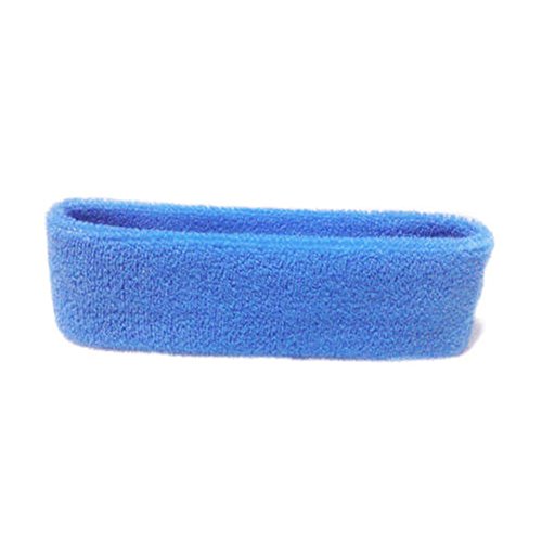 Outdoor Sport Schweißband Stirnband Yoga Gym Unisex Stretch Einfarbiges Haarband, Ideal Für Sport/Yoga/Pilates/Tanzen/Laufen/Radfahren/Fitnessübungen/Reisen Himmelblau von Napacoh