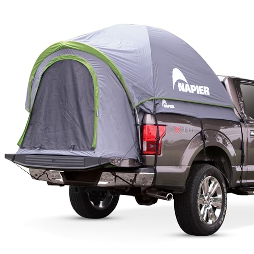 Napier Unisex-Erwachsene Tent Backroadz Truck Zelt: Full Size Long Bed 19011, Grau/Grün, (8'-8.2') von Napier