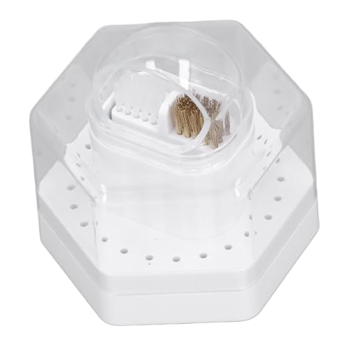 Nagelbohrer-Etui, Nagelwerkzeug-Bohrkopf-Etui für Maniküre (White) von Naroote