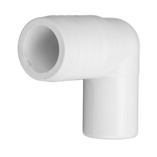 Naroote Bilgenpumpen-Auslassanschluss, Solides, um 360° Drehbares, Alterungsbeständiges ABS, Kleiner Bilgenpumpen-Ablaufanschluss für die G1100-Bilgenpumpe (White) von Naroote