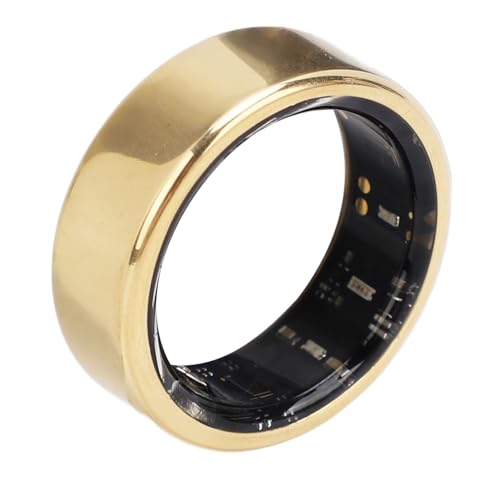 Smart Ring, Titanlegierung, Einfaches Design, IP68, Wasserdicht, Fitness-Tracker, Smart Ring, Leicht, für den Innenbereich (Nr. 10) von Naroote