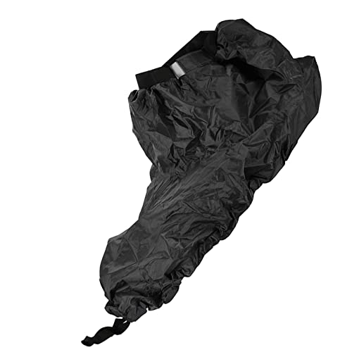 Sprührock für Bootskajaks, verstellbar, wasserdicht, für Kajaks, Kanu (schwarz) von Naroote