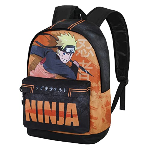 Naruto Ninja-FAN HS Rucksack 2.0, Orange von Naruto