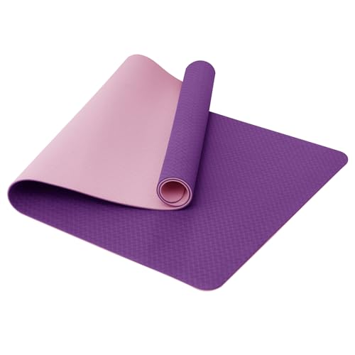 Narwhal Yoga Matte Groß TPE Rutschfest 190x100x0.6cm Yogamatte xxl Sportmatte Gymnastikmatte Trainingsmatte Rutschfest 190x100 Turnmatte für Zuhause Fitnessmatte 100 cm Breit von Narwhal