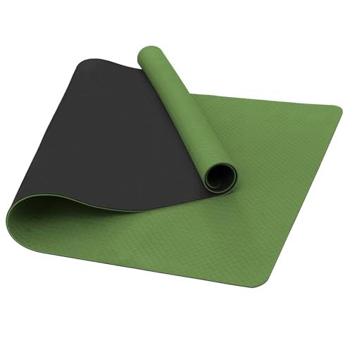 Narwhal Yoga Matte Groß TPE Rutschfest 190x100x0.6cm Yogamatte xxl Sportmatte Gymnastikmatte Trainingsmatte Rutschfest 190x100 Turnmatte für Zuhause Fitnessmatte 100 cm Breit von Narwhal