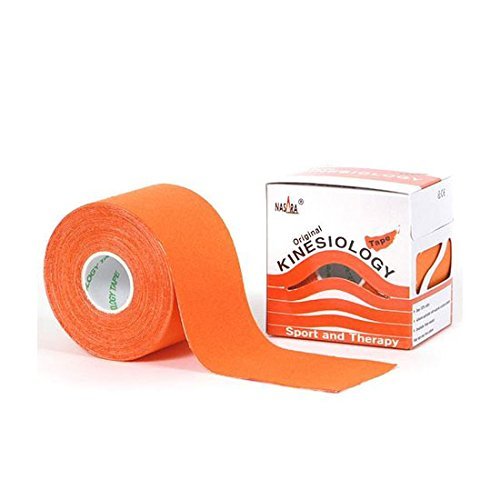 Nasara® Original Kinesiology Tape Sport Tape 2 Rollen in Einer Packung, orange von Nasara