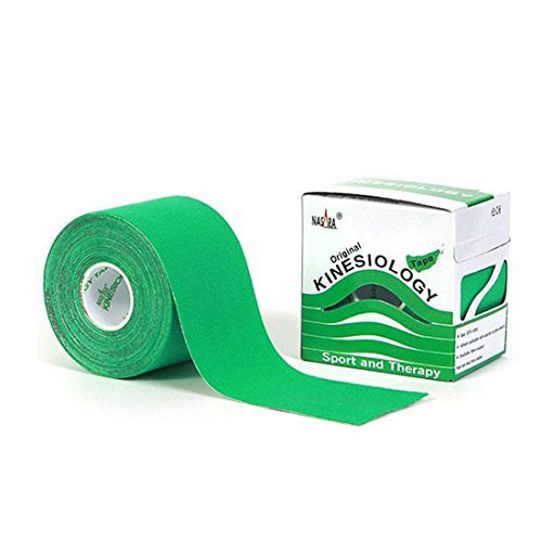 Nasara® Original Kinesiology Tape Sport Tape 4 Rollen in Einer Packung, grün von Nasara