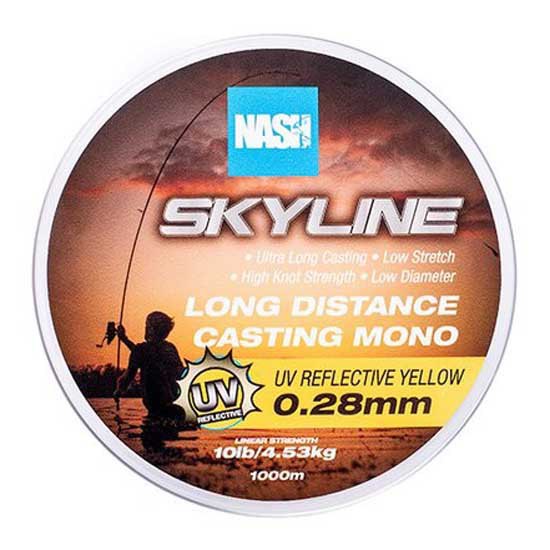 Nash Highline 1000 M Monofilament Durchsichtig 0.350 mm von Nash