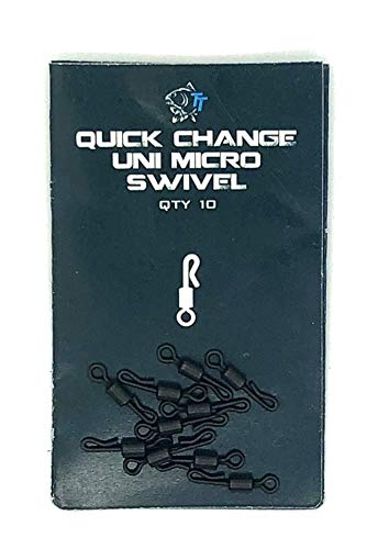 Nash Quick Change Uni Micro Swivel T8089 Wirbel Swivels Angelwirbel Karpfenwirbel von Nash
