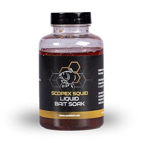 Nash Scopex B6375 Squid Liquid Bait Soak 250 ml von Nash
