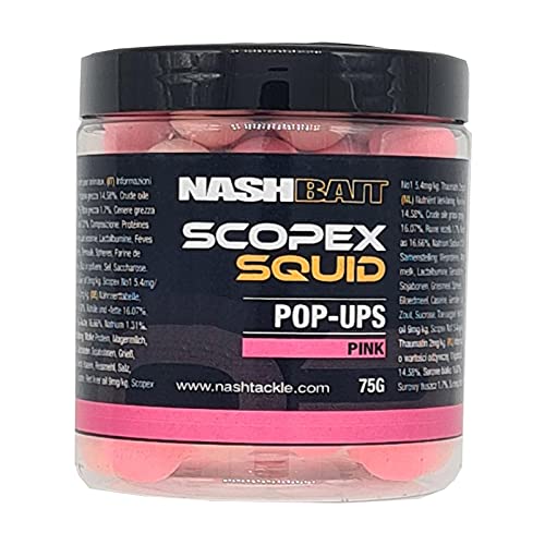 Nash Scopex Squid Pop Ups Pink 20mm B6832 Popup Popups Pop Up Hakenköder Hookbaits von Nash