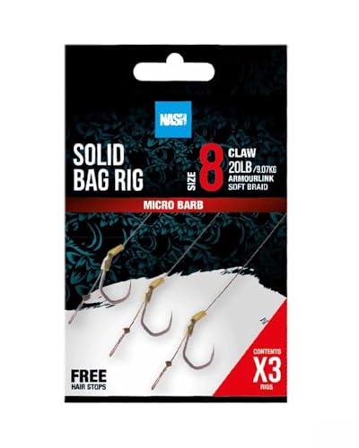 Nash Solid Bag Rigs Barbed: 6 von Nash