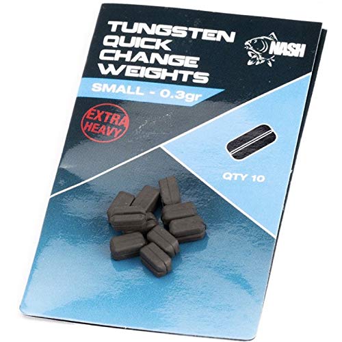 Nash Tungsten Quick Change Weights Large 0,8g T8706 Blei Bleie Angelblei Lead von Nash