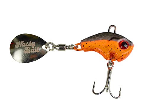 Nasty Bait - Lurchi - Naranja/Volcano– 5,5cm/2,77" 9g sinking Jig Spinner von Nasty Bait