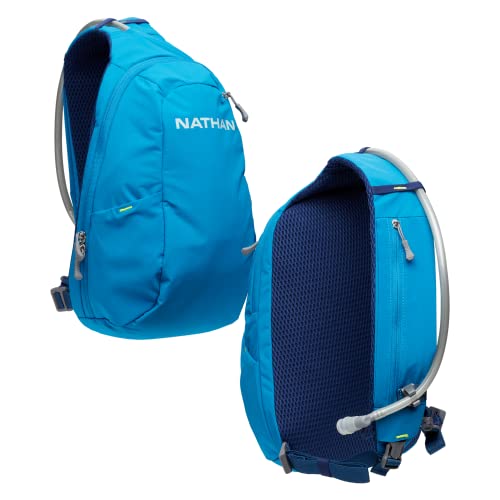 Nathan Limitless 8L Trinkschlinge, Zwei Seitentaschen und kleine Reißverschlusstasche für wichtige Aufbewahrung, atmungsaktiv und feuchtigkeitsableitend von Nathan