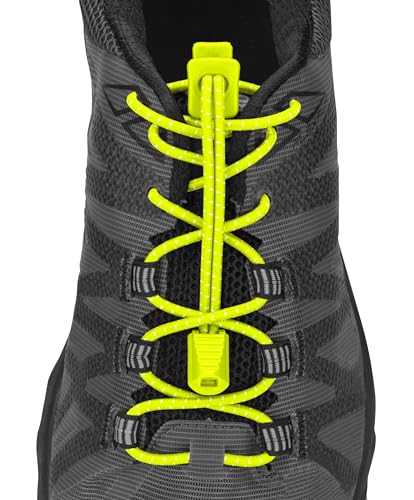 Nathan NS1170 Run Laces Safety Yellow, Safety, One Size von Nathan