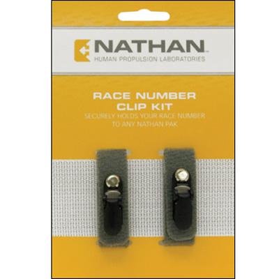 Nathan Startnummernbefestigung Clip Kit von Nathan