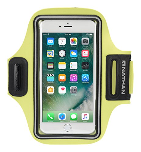 Nathan ns4947 stridesport Smart Phone Arm Carrier, Unisex, NS4947, Safety Yellow von Nathan