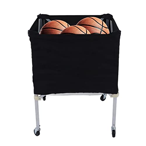 Natudeco Ball Organizer Faltbarer Volleyball Wagen Mit Rädern Tragbarer Ball Aufbewahrung Wagen Für Basketball Fußball Volleyball von Natudeco