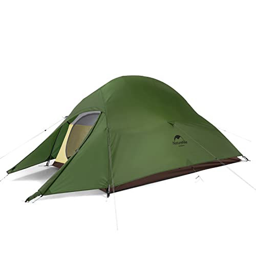 Naturehike Cloud Up 2 Camping Zelt für 2 Personen Wasserdichtes und Winddichtes Ultraleichtes Zelt für Outdoor-Aktivitäten Trekking (Waldgrün) von Naturehike