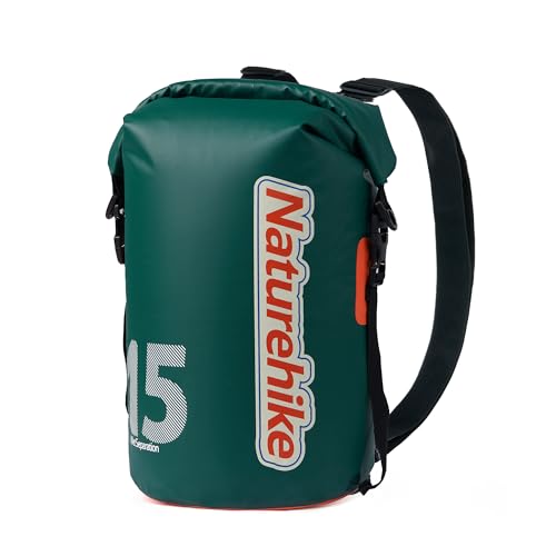 Naturehike Dry Bag 15L, 25L, Wasserdichter Packsack wasserdichte Tasche Handyhülle für Rolltop, Wandern, Angeln, Bootfahren und Rafting von Naturehike