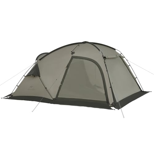 Naturehike Tunnelzelt Wasserdichtes Zelt 2 Personen mit Markise Familienzelt Camping Zelt aus einem Schlafzimmer und einem Wohnzimmer für Camping, Autofahrt, Outdoor von Naturehike