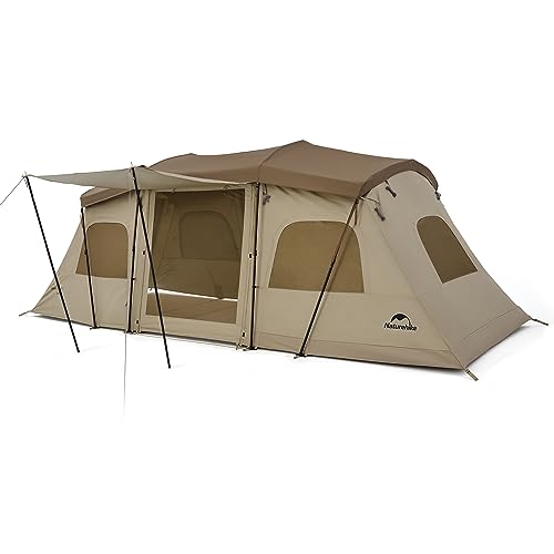 Naturehike 𝐓𝐮𝐧𝐧𝐞𝐥𝐳𝐞𝐥𝐭 Zelt für 𝟑–𝟔 𝐏𝐞𝐫𝐬𝐨𝐧𝐞𝐧 Familienzelt Automatikzelt Lagerzelt Camping Zelt mit 𝟏𝟑,𝟖㎡ für Autofahrten, Campingausflüge, Familienurlaub von Naturehike