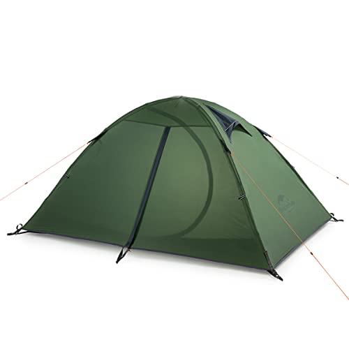 Naturehike Ultraleichtes Zelt 2 Personen Camping Zelt Wasserdicht & Winddicht Kuppelzelt für Outdoor Trekking Rucksackreisen von Naturehike