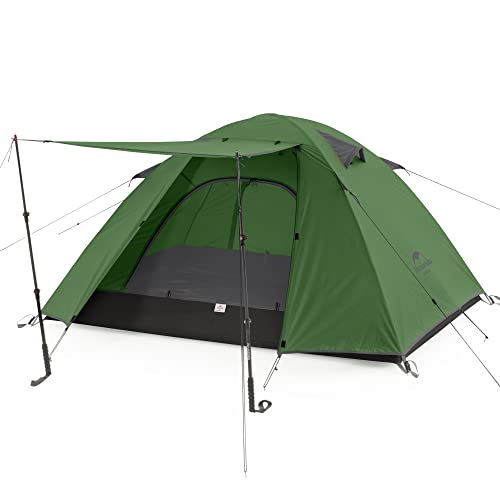 Naturehike Zelt 2 Personen Sonnenschutz Wasserdicht Camping Zelt einfache Einrichtung Kuppelzelt für Outdoor Festivals Familien von Naturehike