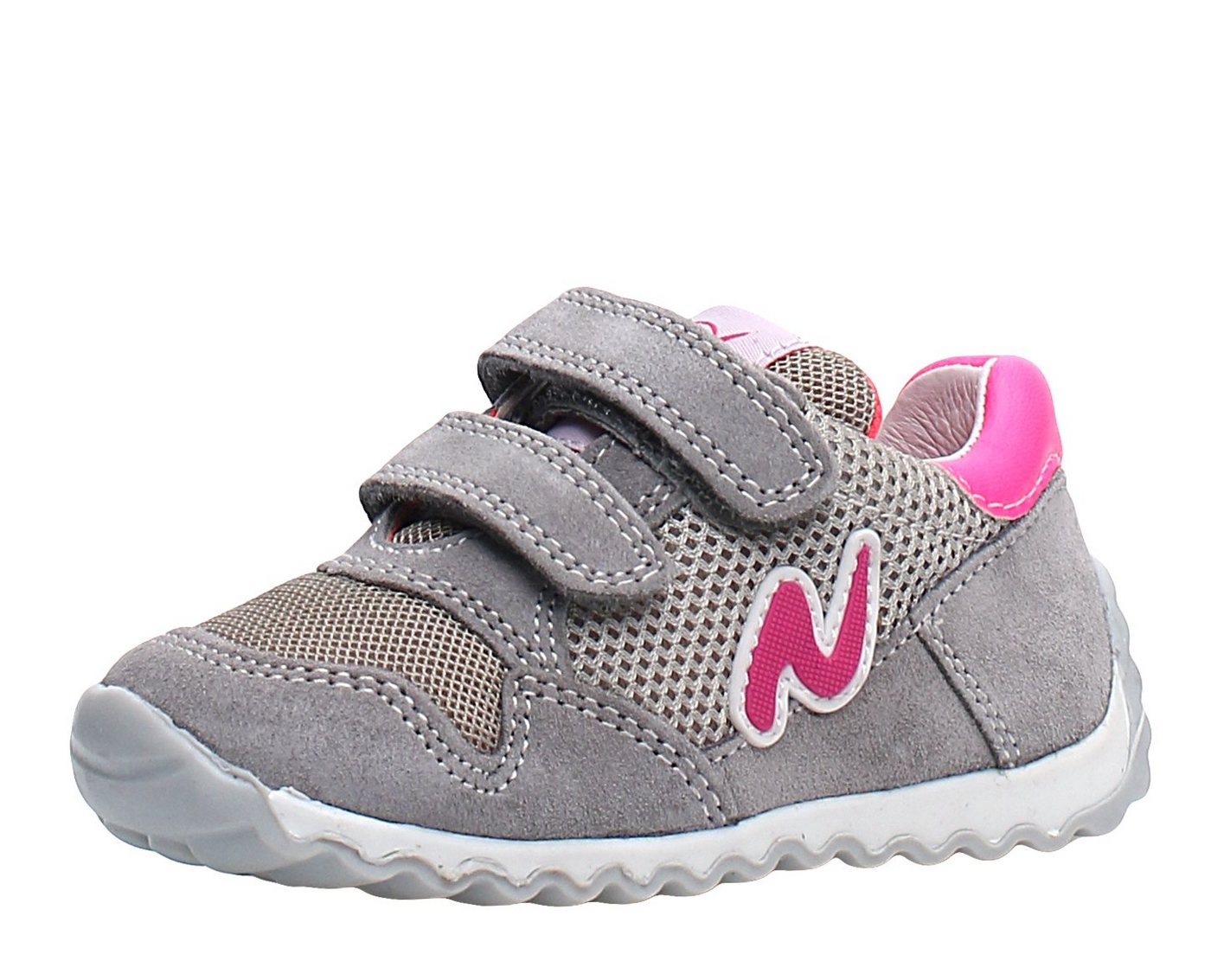 Naturino Naturino Sneaker Sammy für Mädchen mit Lederfutter 1B43 Grau Sneaker von Naturino