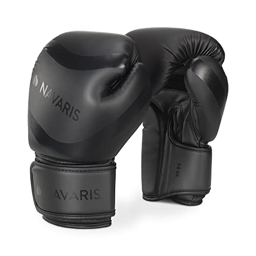 Navaris 1x Paar Boxhandschuhe - Box Handschuhe zum Sparring oder Sandsack Training - Boxing Gloves - 2X Boxhandschuh für Damen und Herren - Verschiedene Boxhandschuh-Gewichte von Navaris