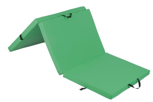 NAVAS Gymnastikmatte Faltbar Turnmatte (195x100cm), Fallschutzmatten Indoor Turnmatte Kinder - Turnmatten, Turnmatte für Zuhause, Turnmatte Klappbar, Weichbodenmatte, Turn Matte von Navas