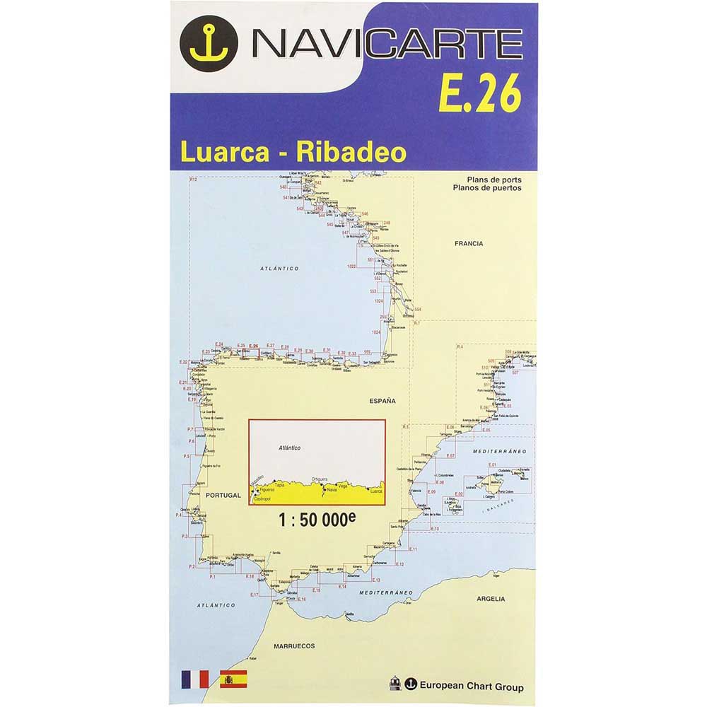 Navicarte E26 R-12 Luarca-ribadeo Marine Charts Golden von Navicarte