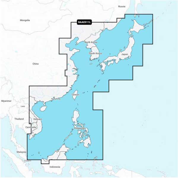 Navionics Msd Large Ae011l Mar China&japón Chart Blau von Navionics